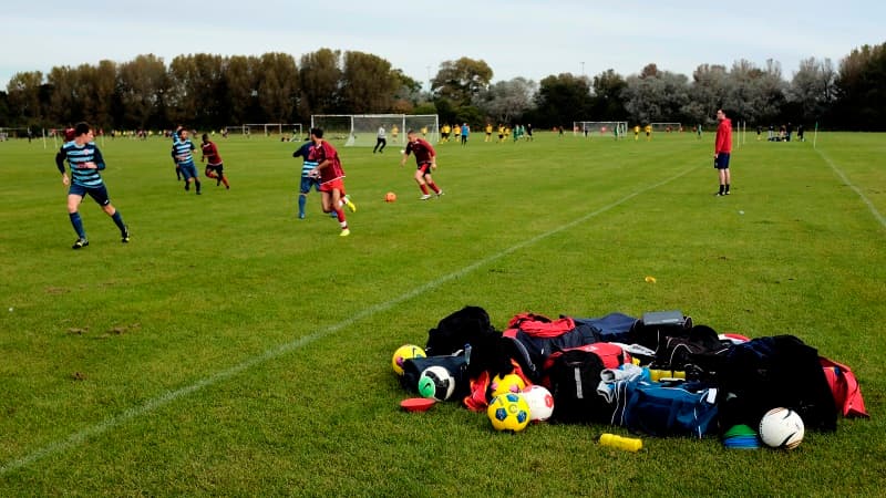 Football pitches at Hackney Marshes